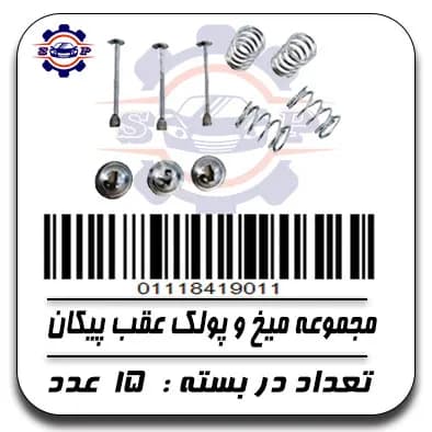مجموعه میخ و پولک عقب پیکان