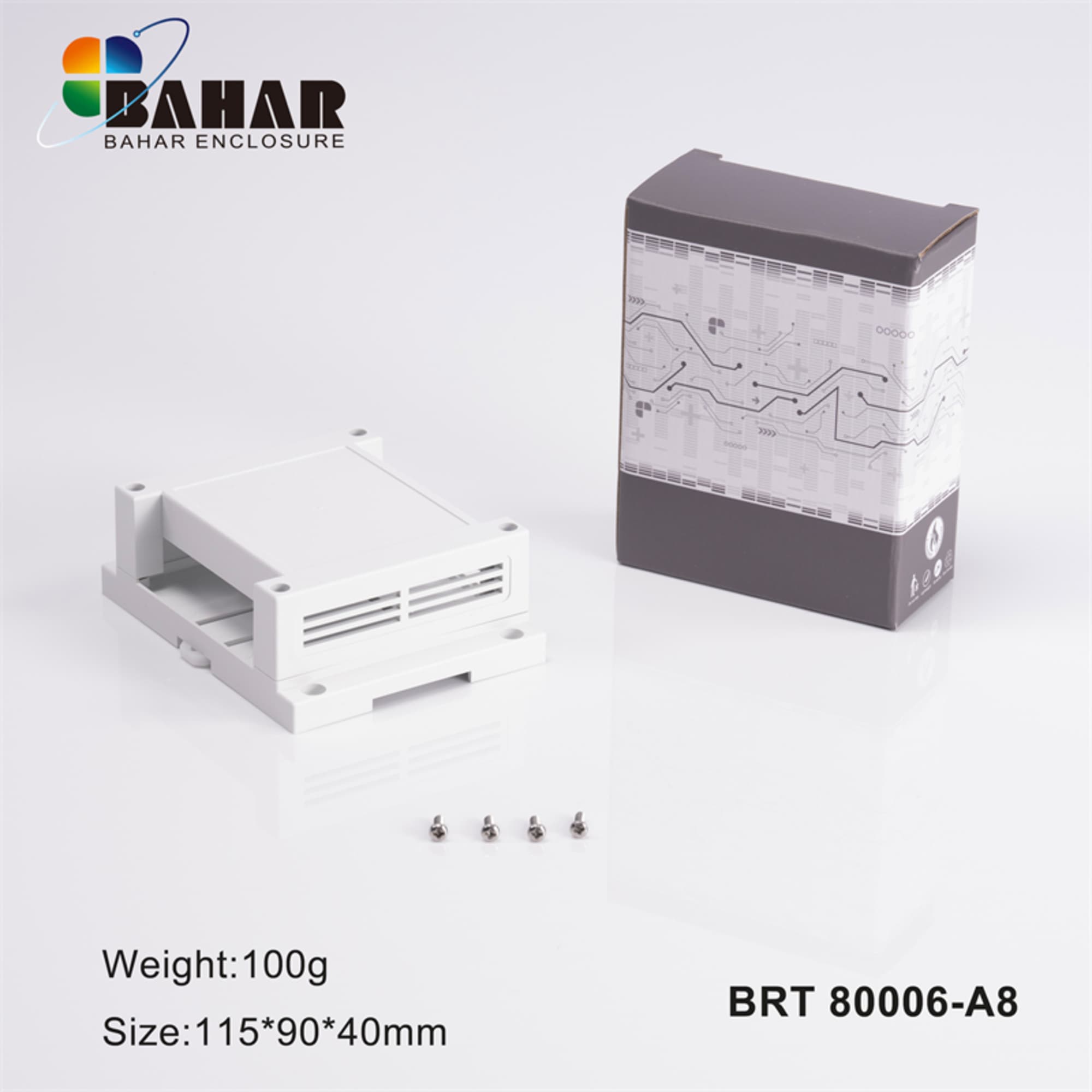 BRT 80006-A8 جعبه پلاستیکی ریلی صنعتی — تصویر ۳