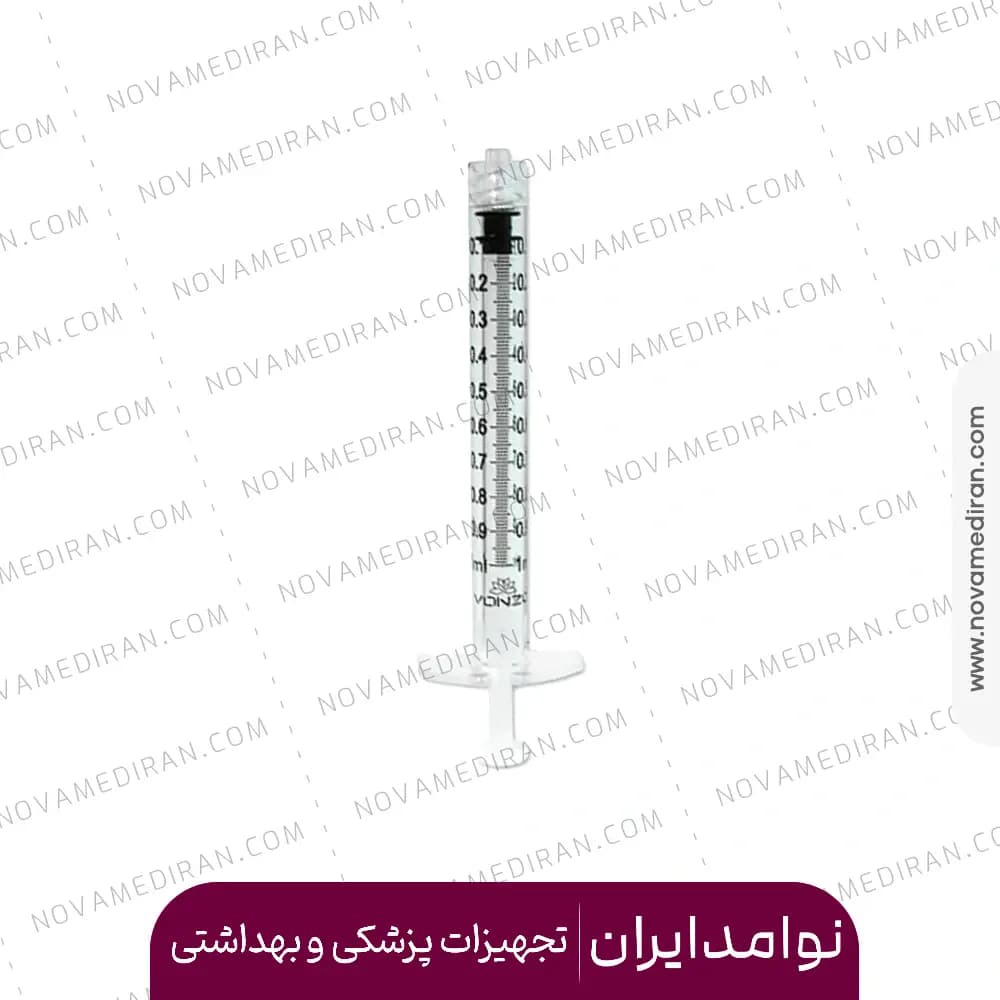 سرنگ شیشه ای لوئرلاک ونزو VONZO مجارستانی — تصویر ۳