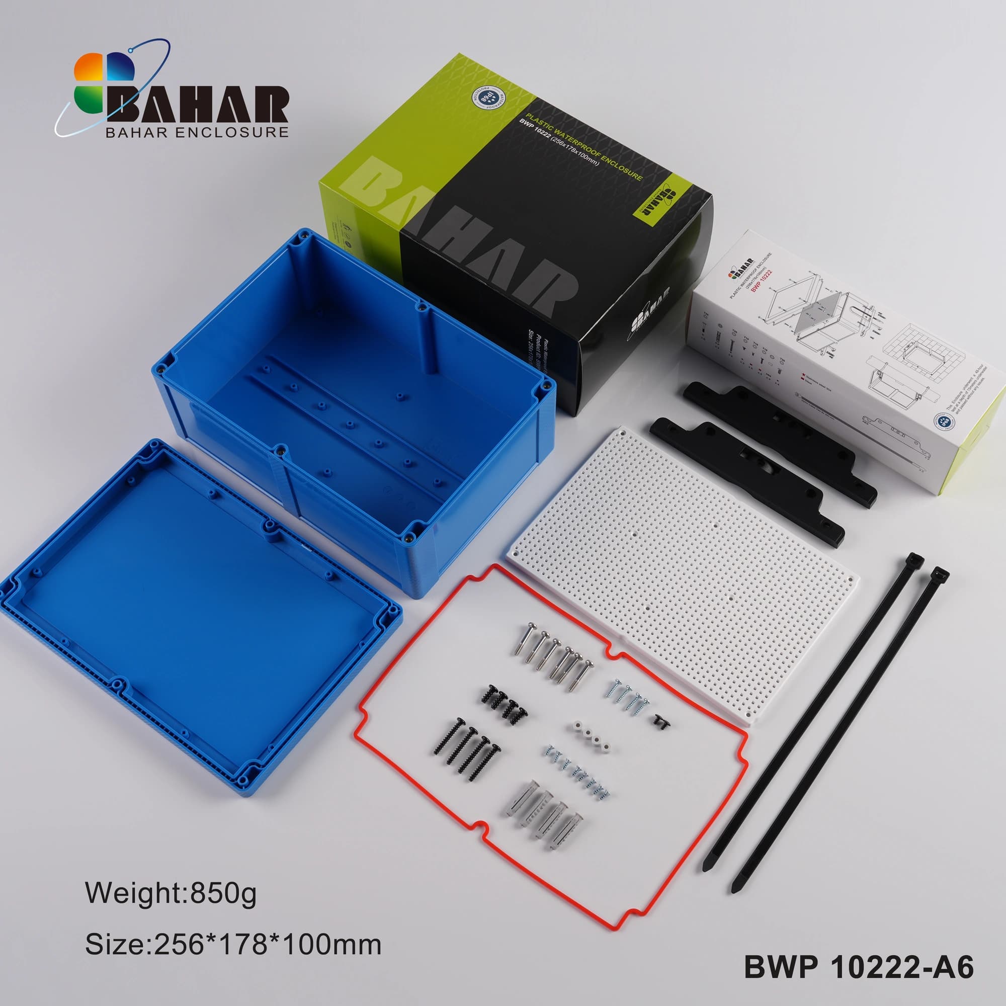 BWP 10222-A6 جعبه ضد آب قابل نصب روی دیوار و لوله — تصویر ۳