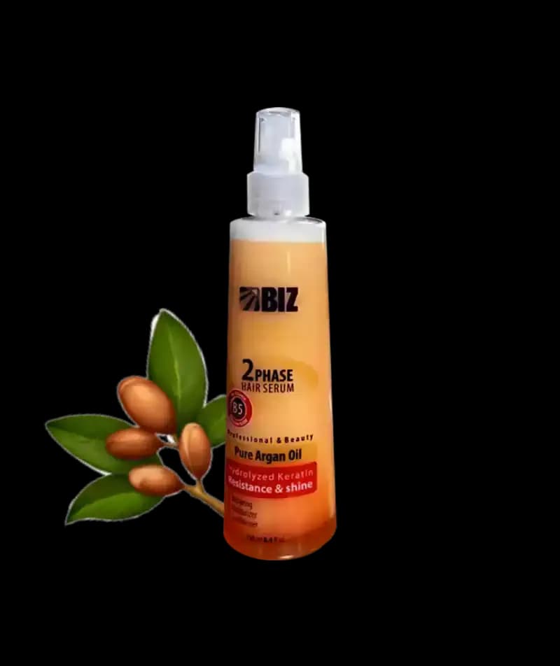 سرم دوفاز تقویت کننده موی سر حاوی روغن آرگان دکتر بیز 250 میل