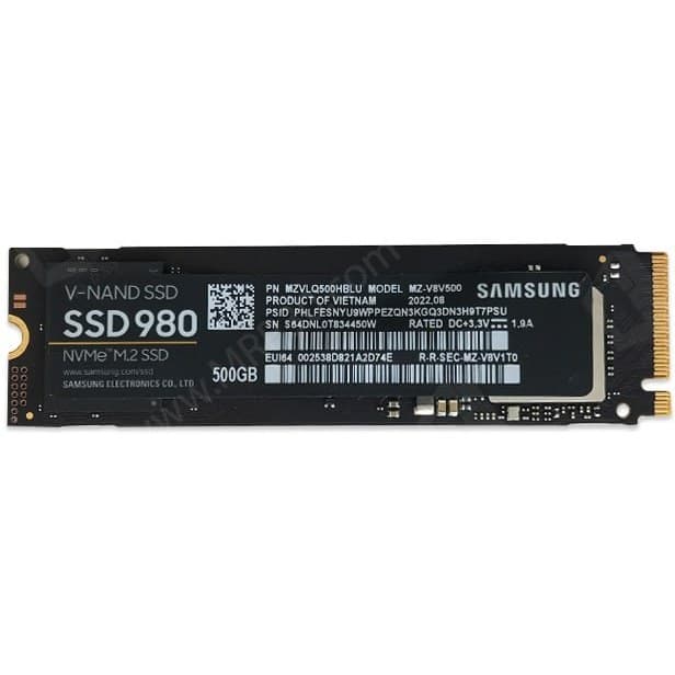 حافظه SSD سامسونگ مدل 980 ظرفیت ۵۰۰ گیگابایت