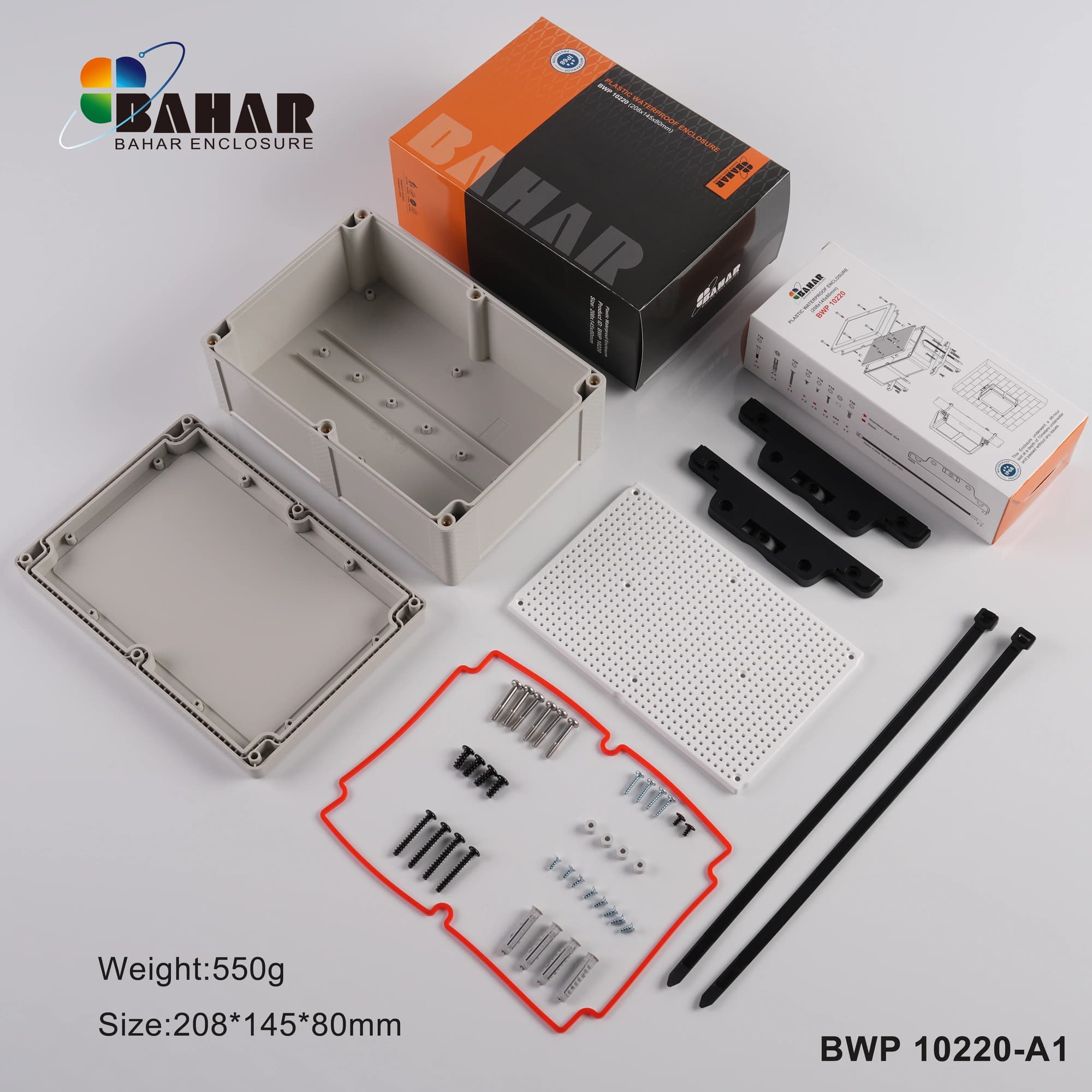 BWP 10220-A1 جعبه ضد آب قابل نصب روی دیوار و لوله — تصویر ۳