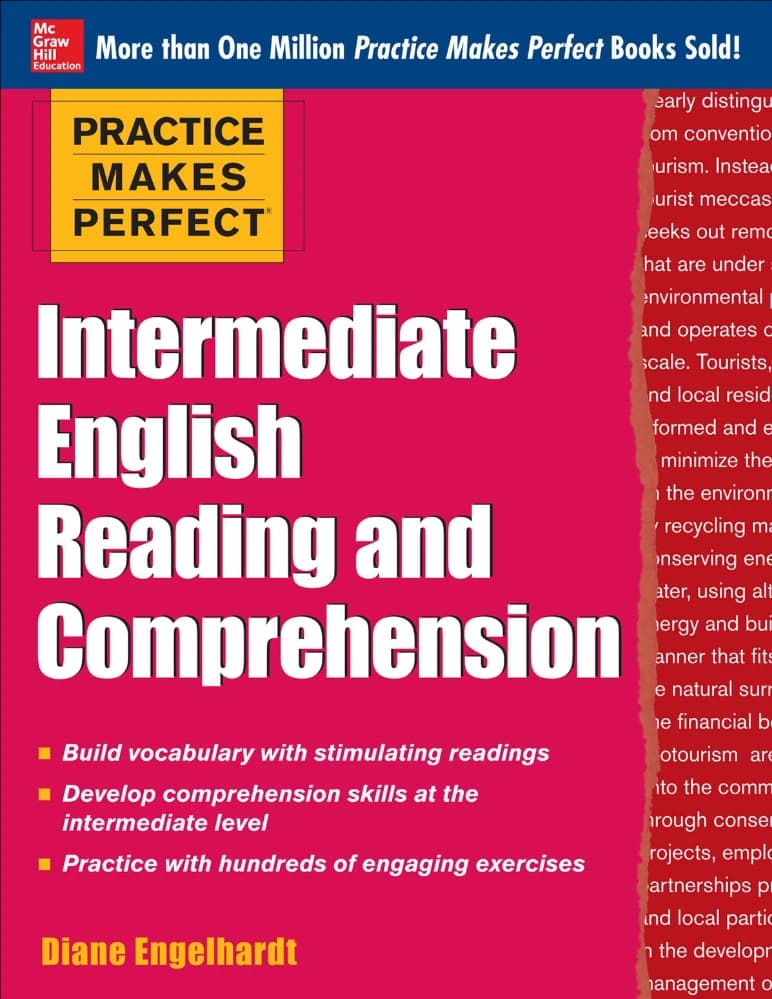 کتاب Intermediate English Reading & Comprehension (خواندن و درک مطلب انگلیسی، سطح متوسط) نسخه انگلیسی PDF | نامشخص