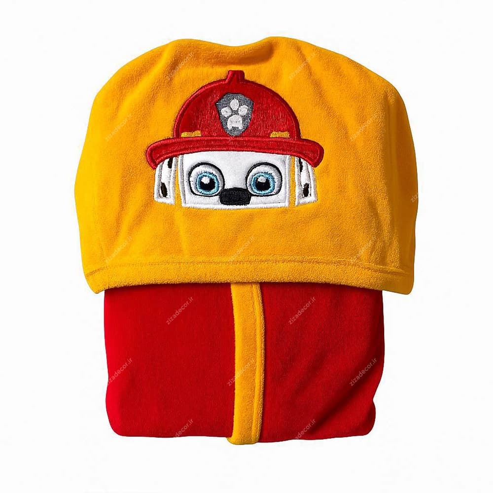 حوله تنپوش کلاهدار فانتزی کودک طرح مارشال سگهای نگهبان Paw Patrol