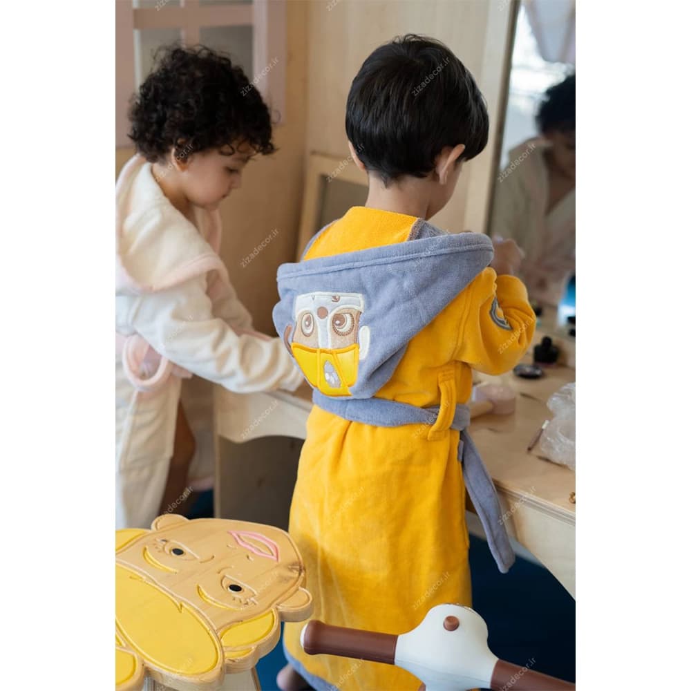 حوله تنپوش کلاهدار فانتزی کودک طرح روبل سگهای نگهبان Paw Patrol — تصویر ۴
