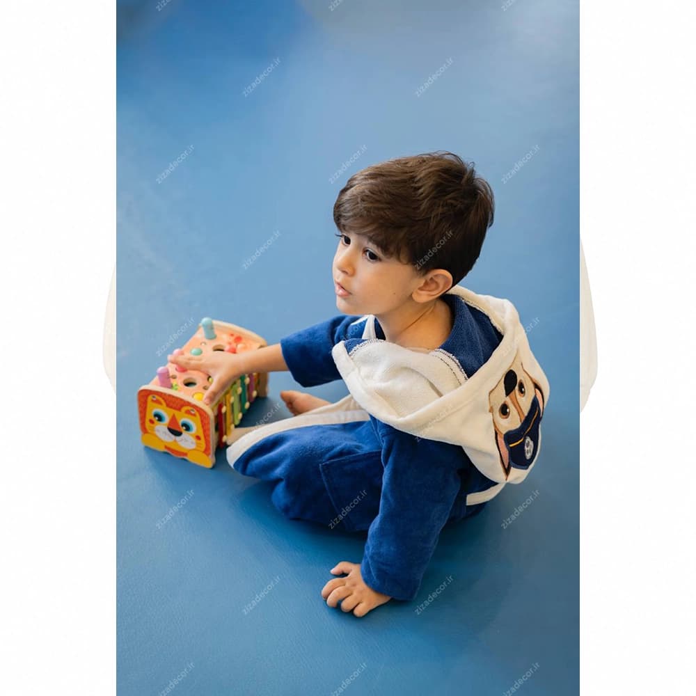 حوله تن‌پوش کلاه‌دار فانتزی کودک طرح چیس سگ‌های نگهبان Paw Patrol — تصویر ۸