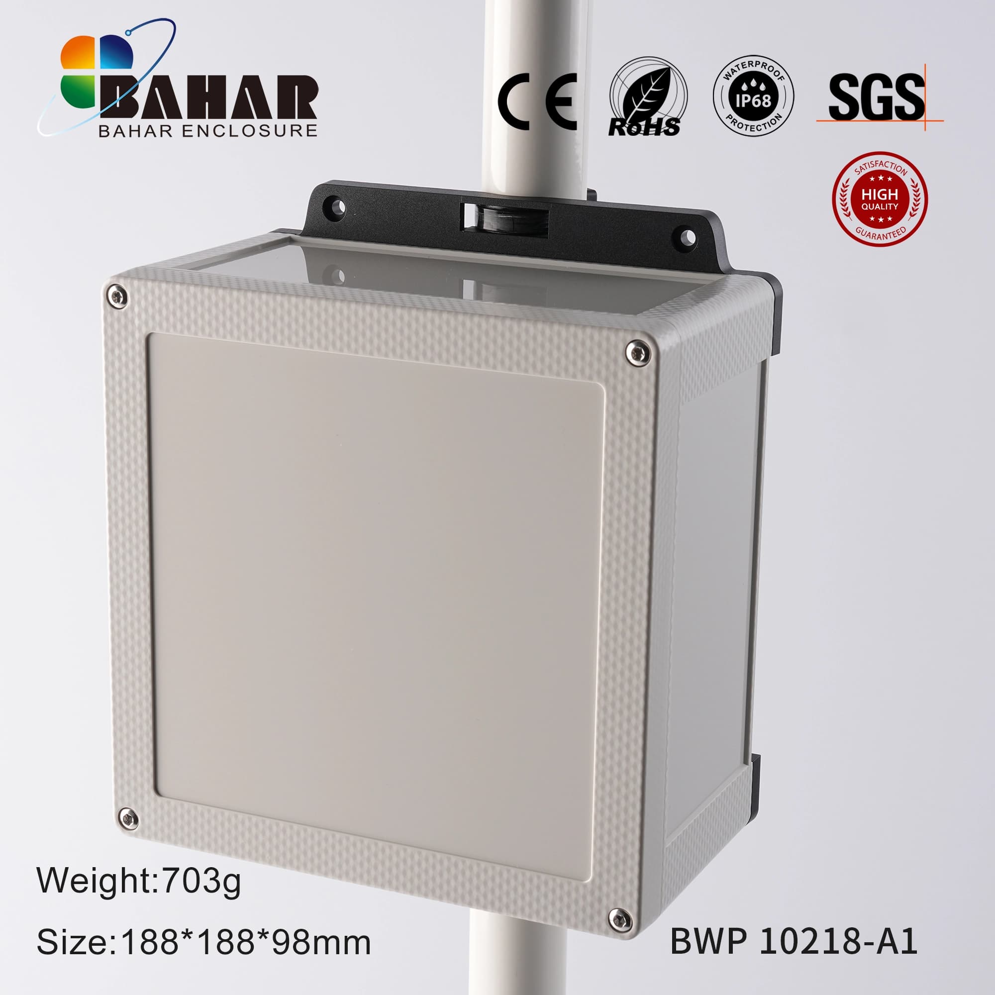 BWP 10218-A1 جعبه ضد آب قابل نصب روی دیوار و لوله — تصویر ۳