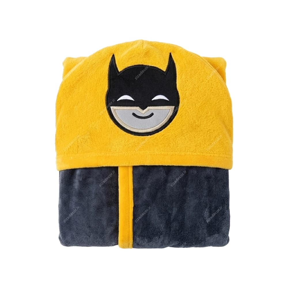 حوله تن‌پوش کلاه‌دار فانتزی کودک طرح بتمن Batman