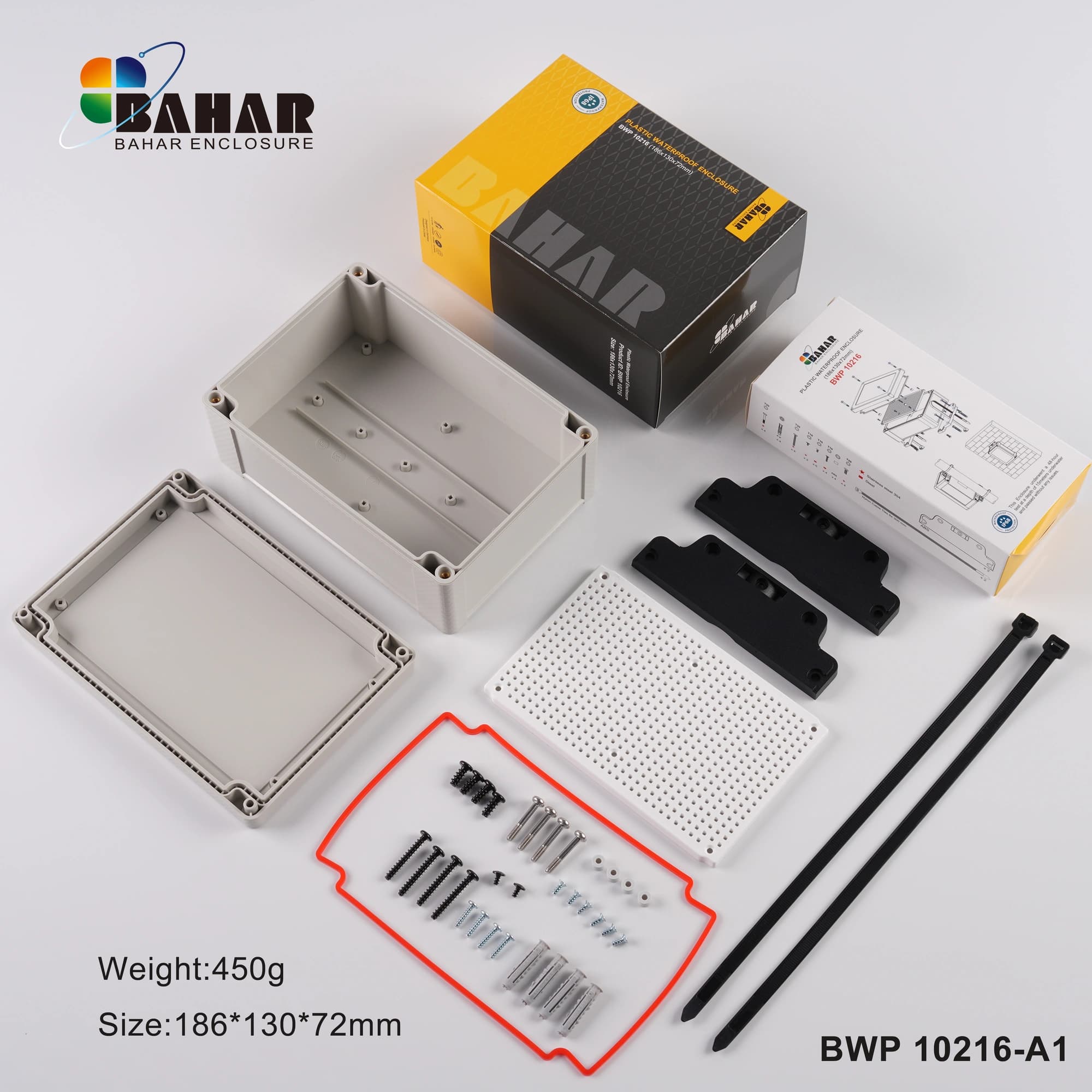 BWP 10216-A1 جعبه ضد آب قابل نصب روی دیوار و لوله — تصویر ۴