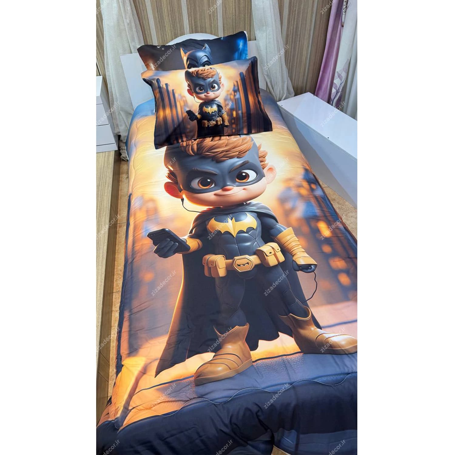 ست روتختی پسرانه طرح بتمن Batman — تصویر ۴