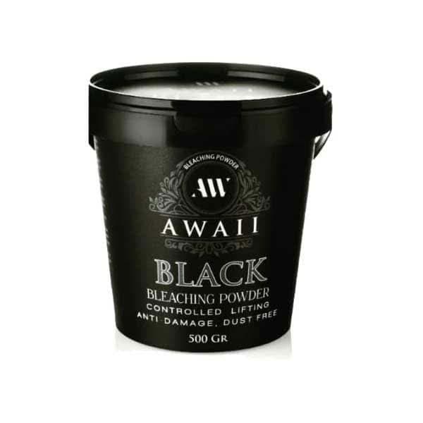 پودر دکلره ذغال 500 گرمی آوایی ( BLACK )