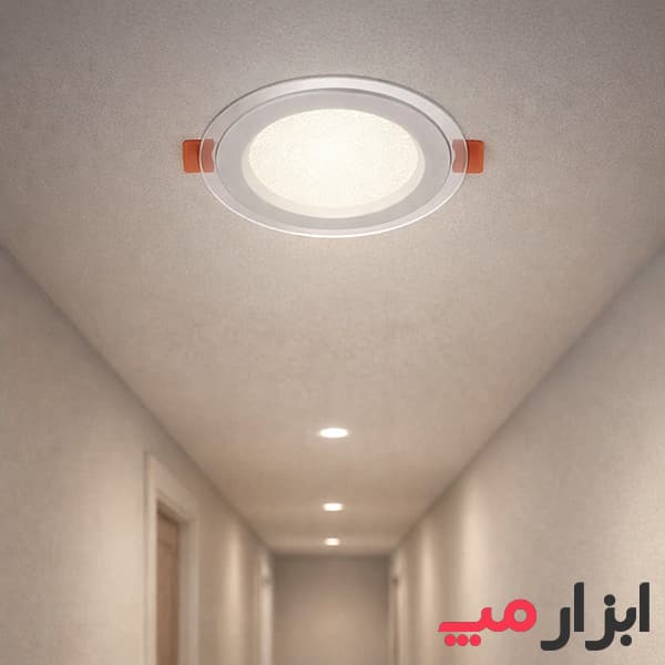 پنل 9 وات مدل گلاریس دایره ای پارس شعاع توس — تصویر ۲