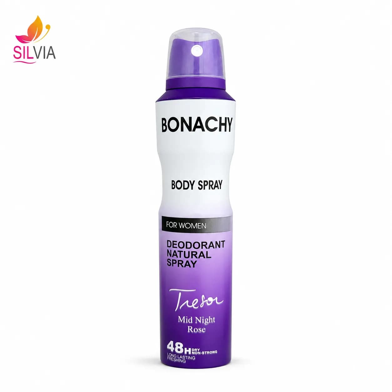 اسپری ضدتعریق بدن مدل Trésor Midnight Rose زنانه بوناچی BONACHYحجم250 میل — تصویر ۲