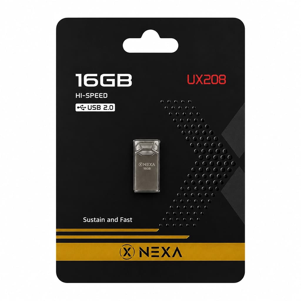 فلش مموری نکسا مدل UX208 ظرفیت 16 گیگابایت با رابط USB 2.0 — تصویر ۳