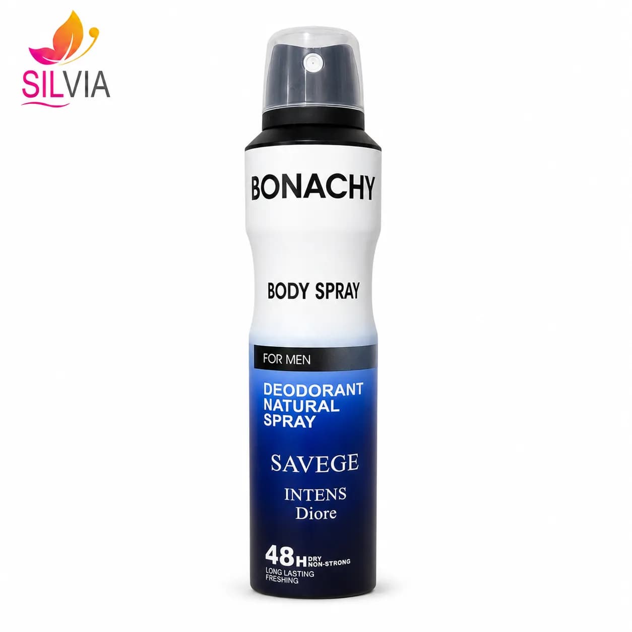 اسپری ضد تعریق بدن مدل Savege Intense Diore مردانه بوناچی BONACHY حجم 250 میل — تصویر ۲