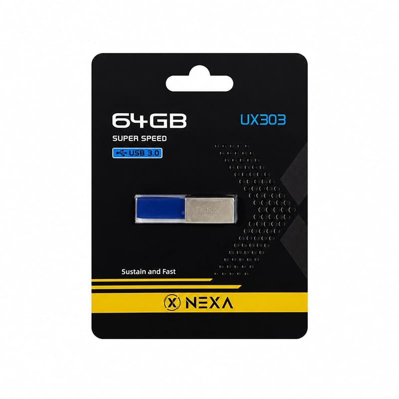 فلش مموری نکسا مدل UX303 ظرفیت 64 گیگابایت با رابط USB 3.0 — تصویر ۳