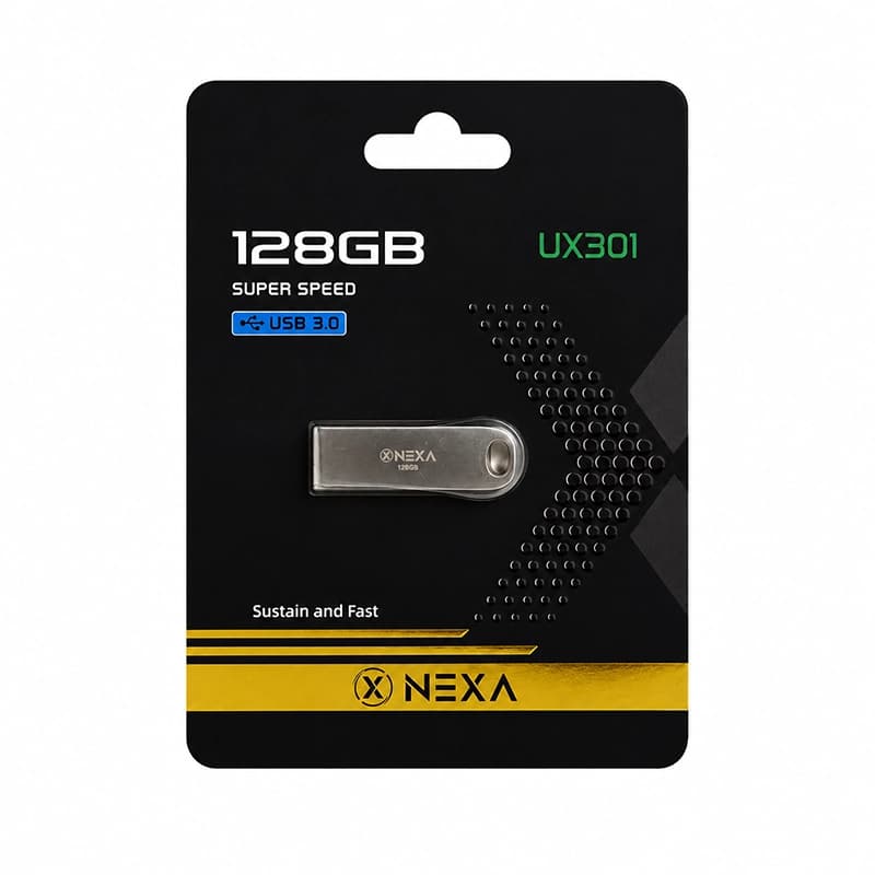 فلش مموری نکسا مدل UX301 ظرفیت 128 گیگابایت با رابط USB 3.0 — تصویر ۲