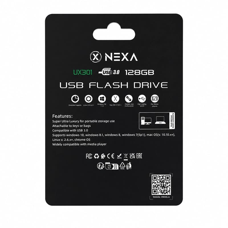 فلش مموری نکسا مدل UX301 ظرفیت 128 گیگابایت با رابط USB 3.0 — تصویر ۳