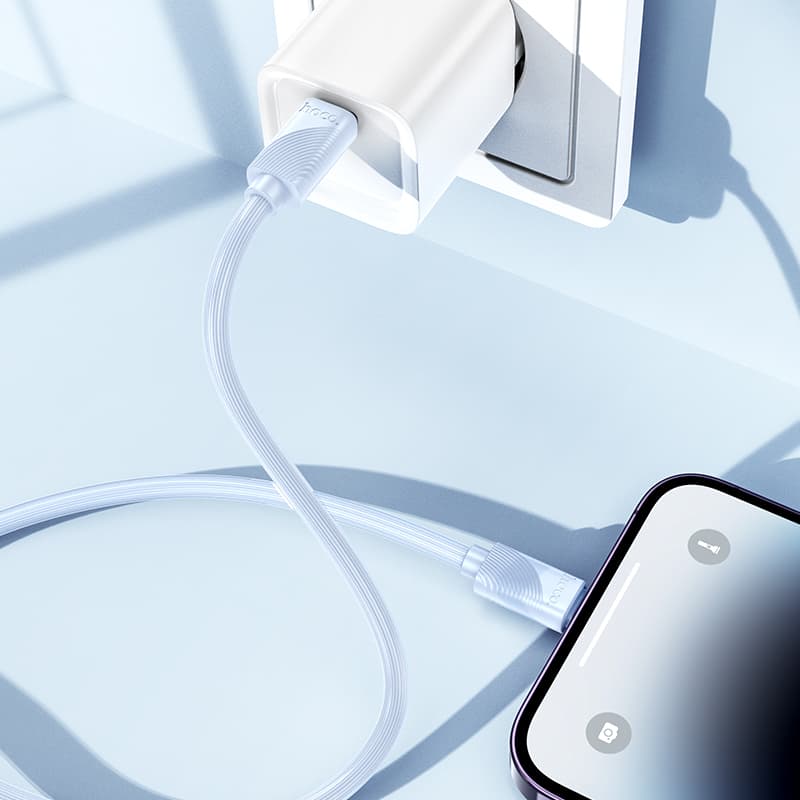 کابل شارژر هوکو مدل X114 تایپ سی به لایتنینگ — تصویر ۴