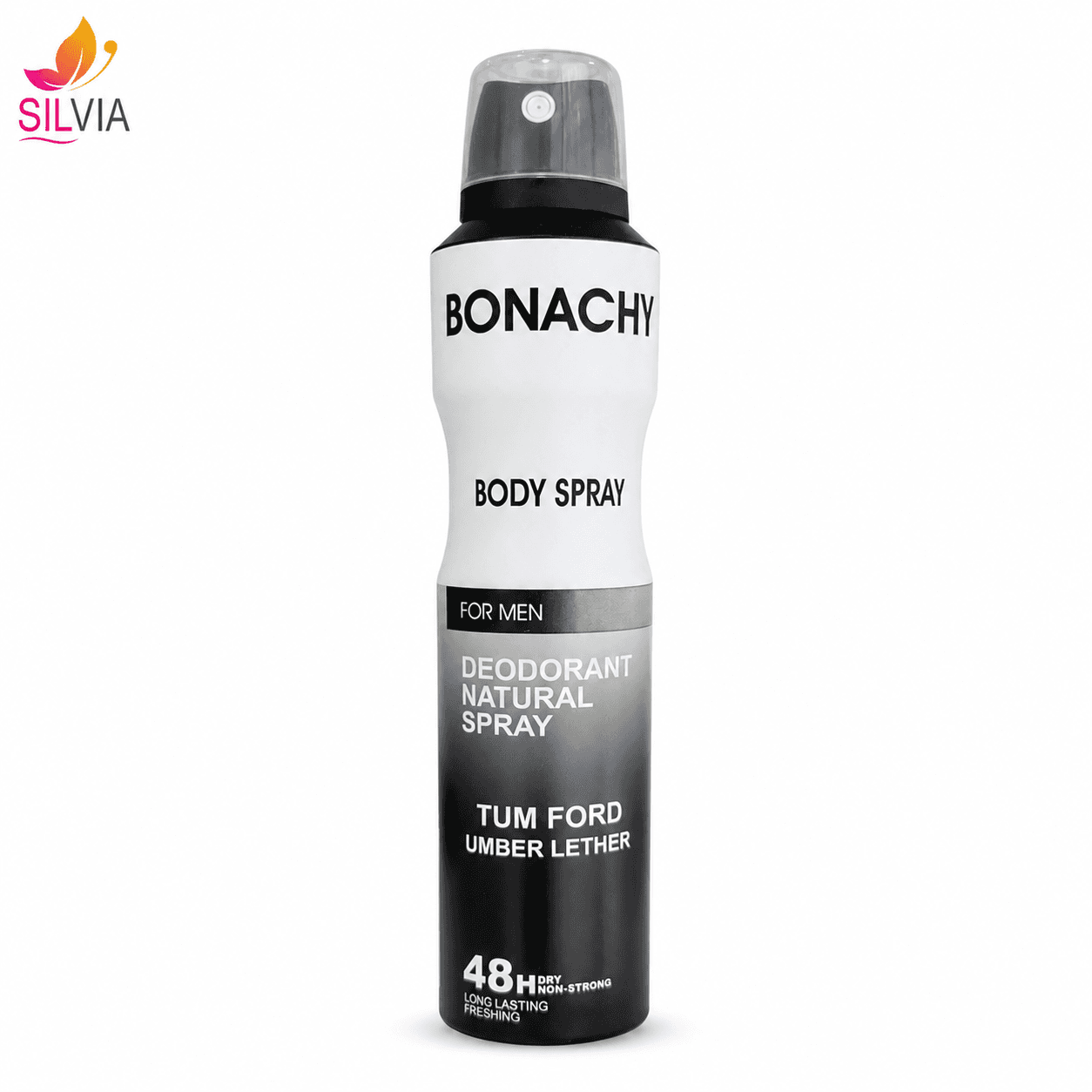 اسپری ضد تعریق بدنTom Ford umbre Leatherمردانه بوناچی BONACHY حجم 250 میل