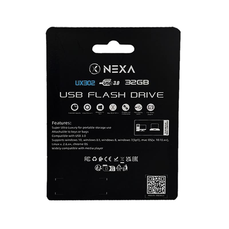 فلش مموری نکسا مدل UX 302 ظرفیت 32 گیگابایت با رابط USB 3.0 — تصویر ۴