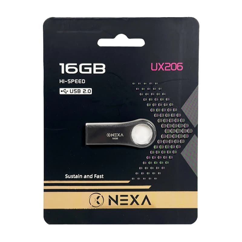 فلش مموری نکسا مدلUX206 ظرفیت 16 گیگابایت با رابط USB 2.0 — تصویر ۳