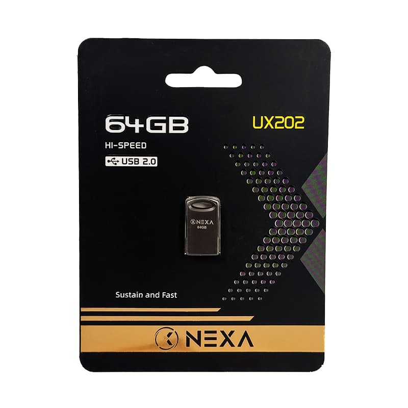فلش مموری نکسا مدل UX202 ظرفیت 64 گیگابایت با رابط USB 2.0 — تصویر ۳
