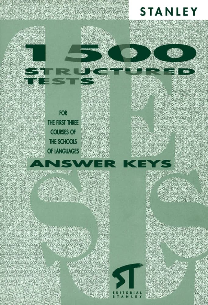 دانلود کتاب 1500 Structured Tests in Grammar: Answer Keys (1500 آزمون ساختاریافته در گرامر: کلید پاسخ‌ها) نسخه انگلیسی PDF | نامشخص