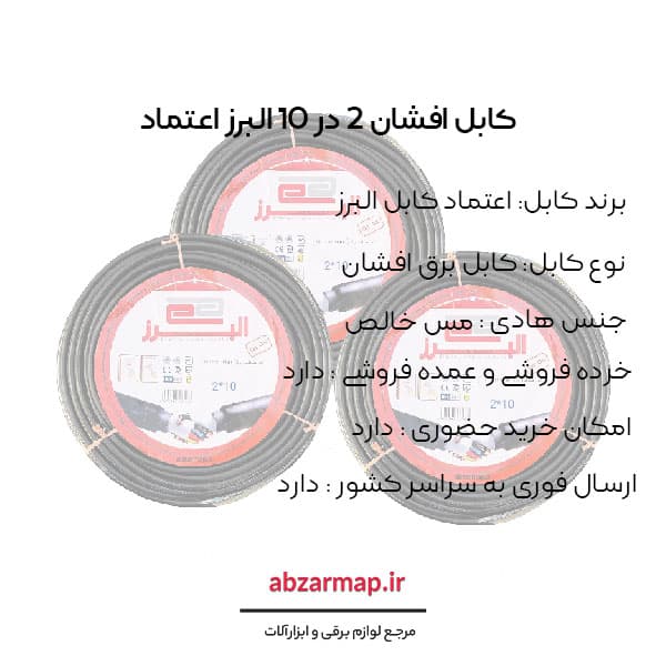 کابل افشان 2 در 10 البرز اعتماد — تصویر ۳