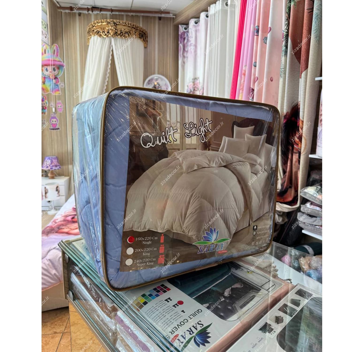 روتختی ساده الوان میکرو رنگ آبی — تصویر ۴