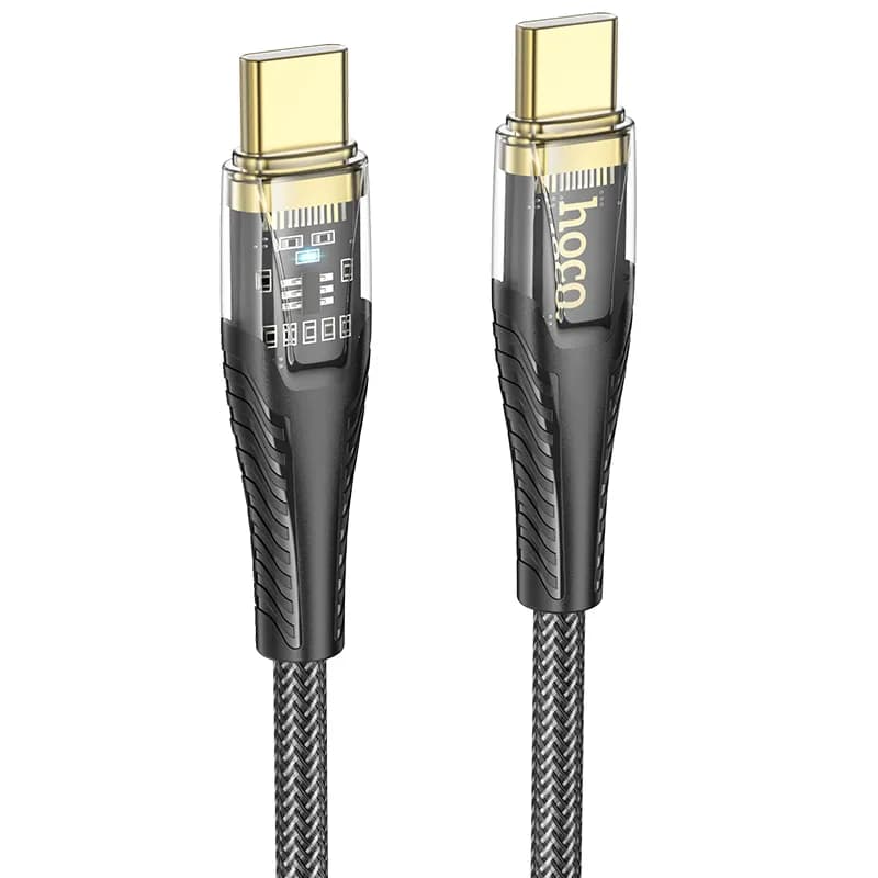 کابل شارژ 60 وات هوکو مدل U121 با سری تایپ سی به تایپ سی — تصویر ۲