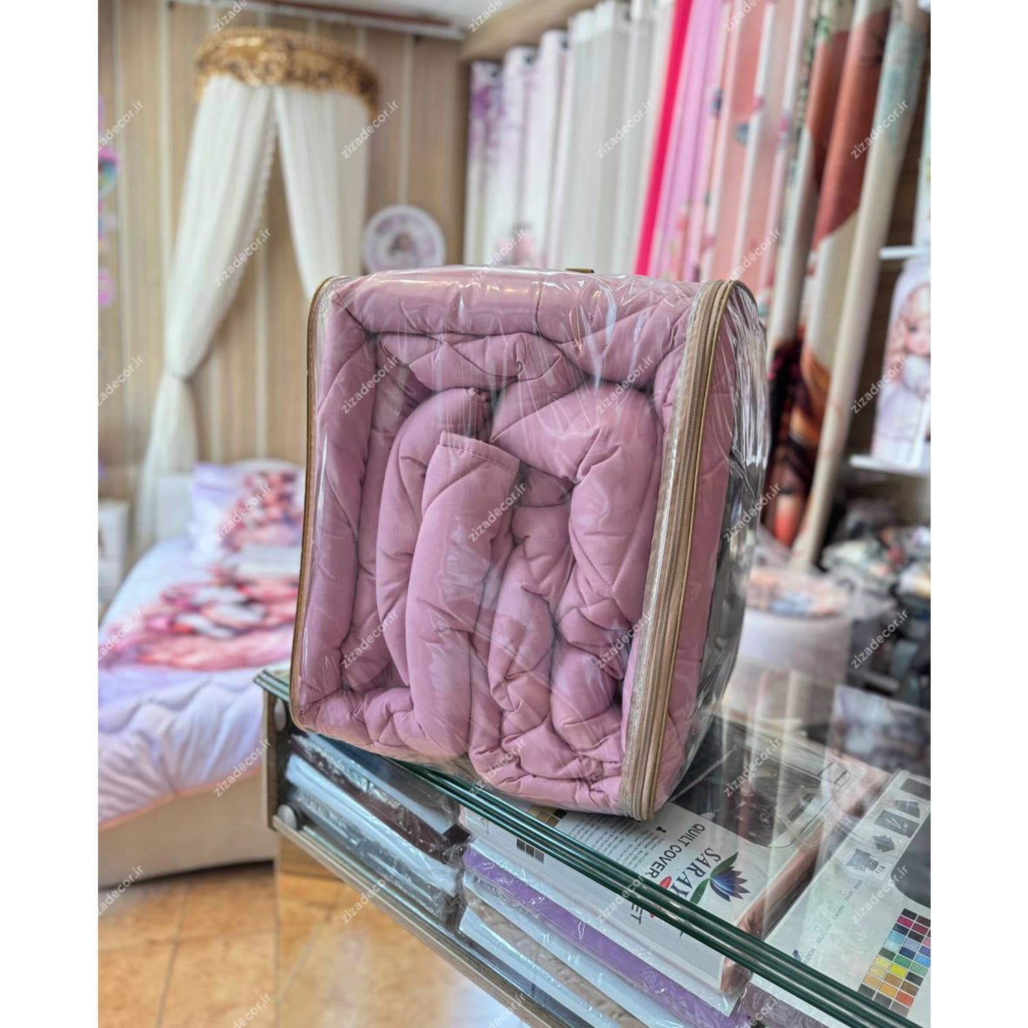 روتختی ساده الوان میکرو رنگ صورتی — تصویر ۵