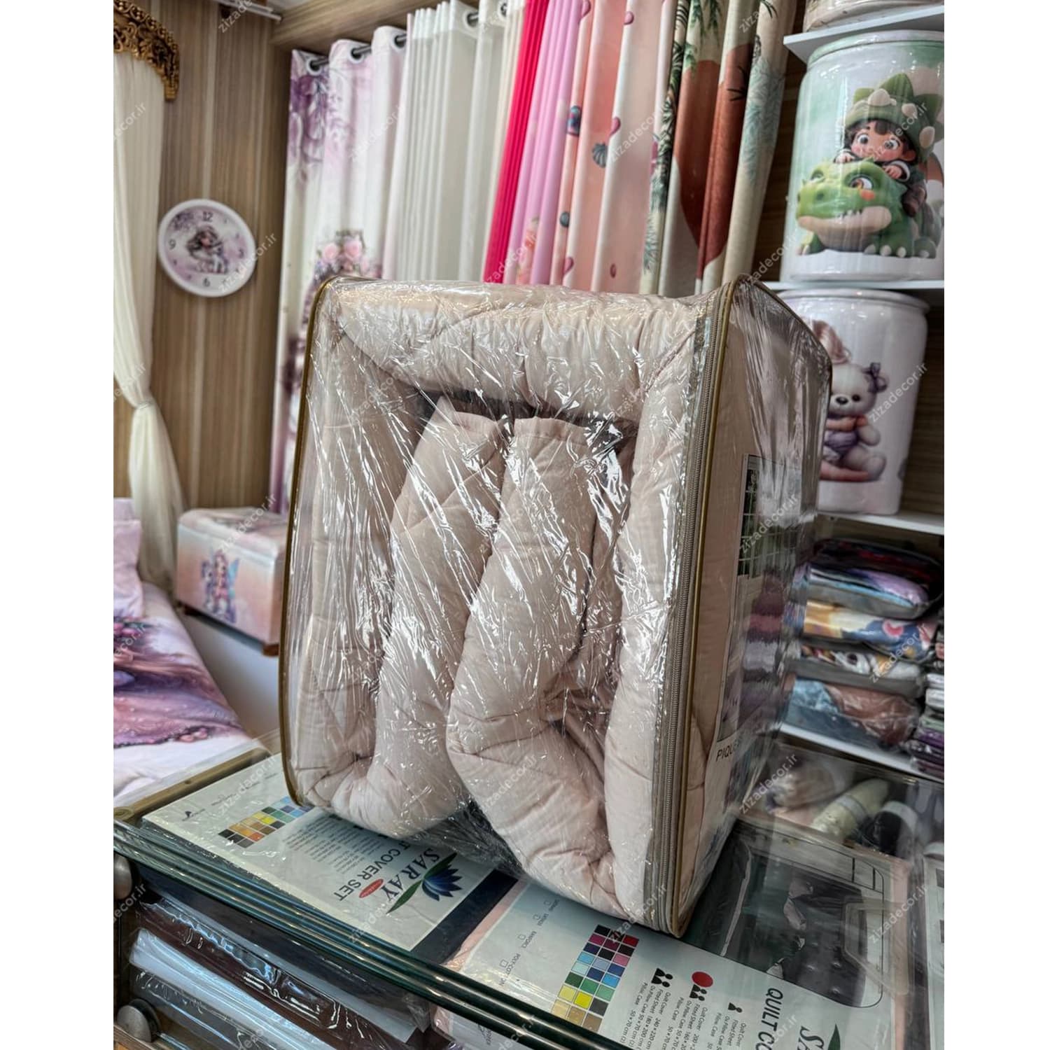 روتختی ساده الوان میکرو رنگ کرم روشن — تصویر ۳