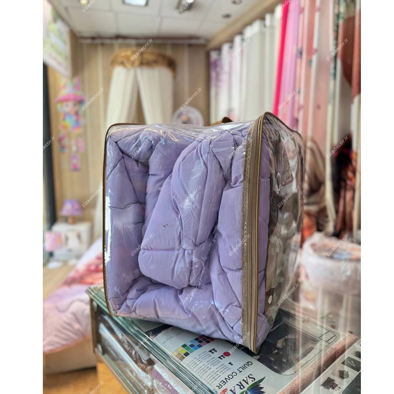 روتختی ساده الوان میکرو رنگ یاسی — تصویر ۴