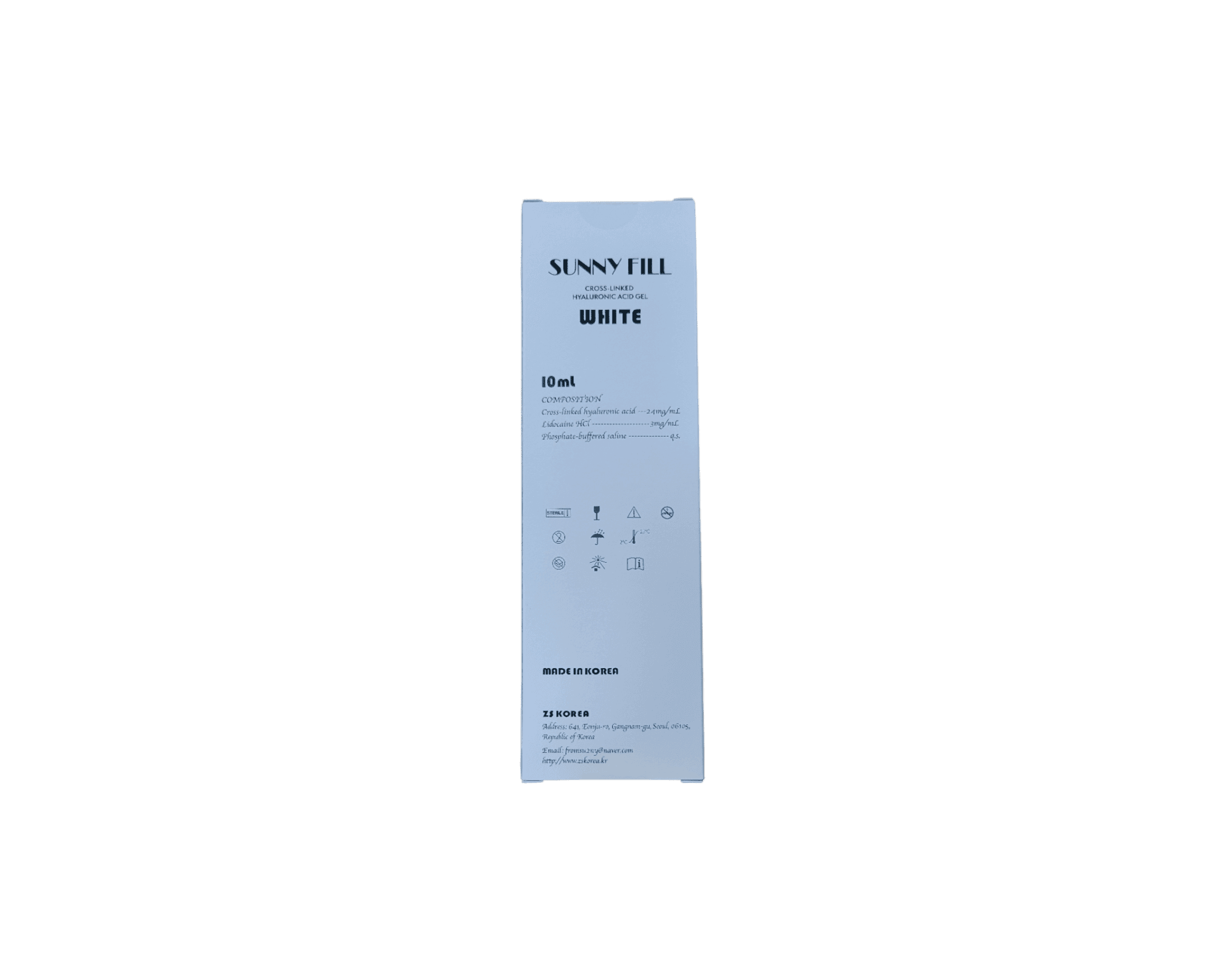 فیلر سانی فیل سفید 10 میل | Sunny Fill White 10ml — تصویر ۶