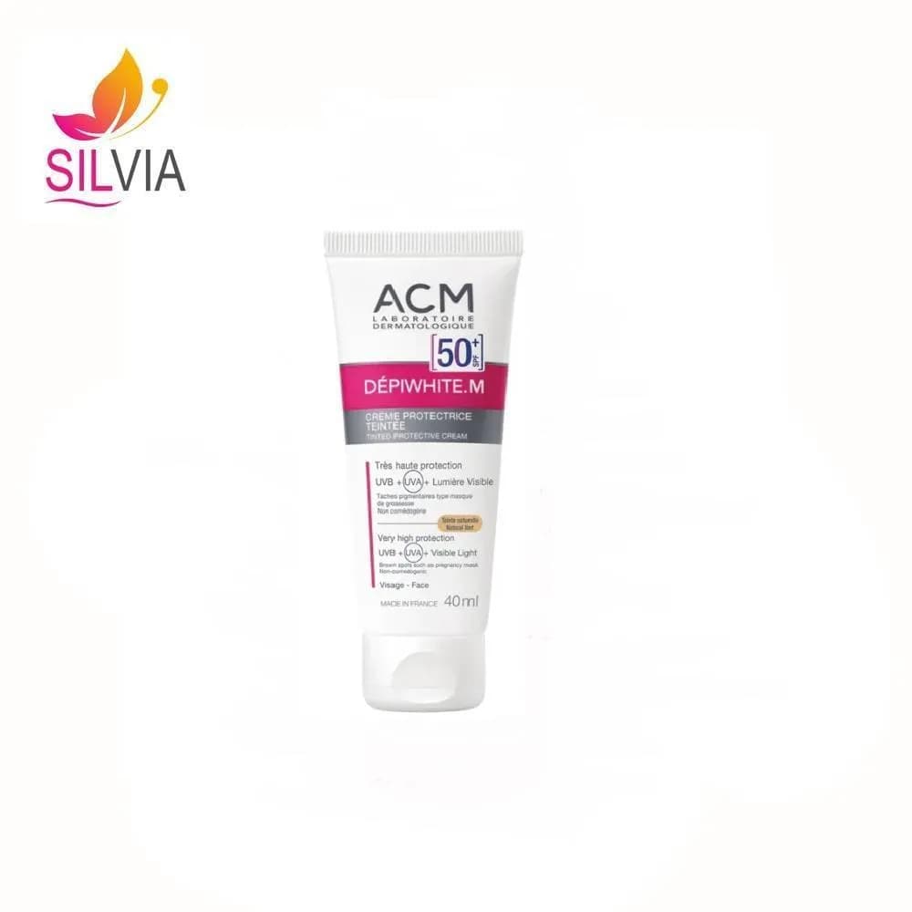 کرم ضد آفتاب ضد لک بی رنگ مدل DEPIWHITE.M حاوی SPF50 ای سی ام ACM حجم 40 میل — تصویر ۵
