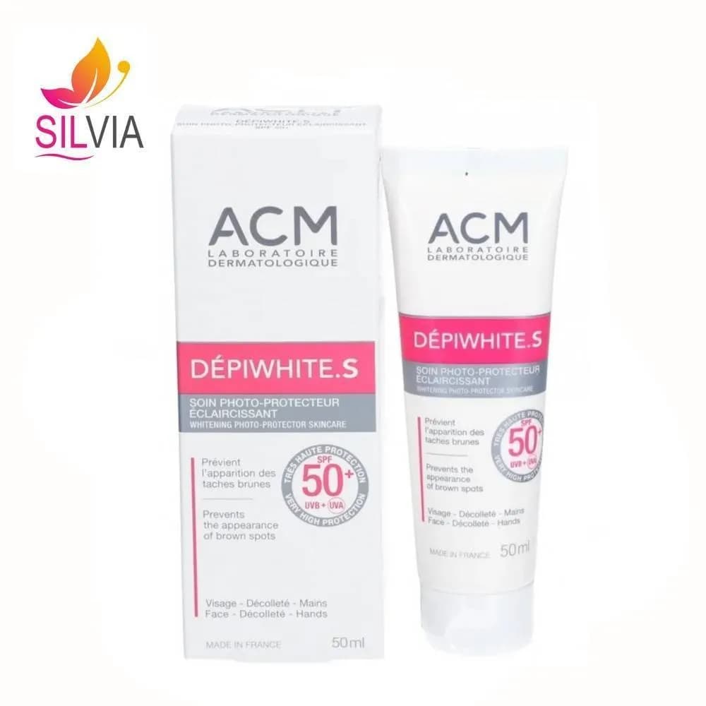 کرم ضد آفتاب ضد لک بی رنگ مدل DEPIWHITE.M حاوی SPF50 ای سی ام ACM حجم 40 میل — تصویر ۶
