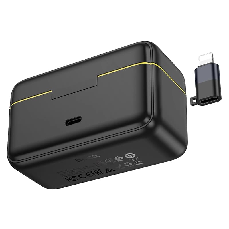 میکروفون بی سیم برند هوکو مدل L17 با سری تایپ سی و آیفونی — تصویر ۵