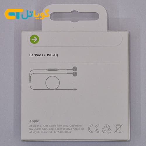 هندزفری اپل مدل EarPods با کانکتور USB-C (اصلی) — تصویر ۳