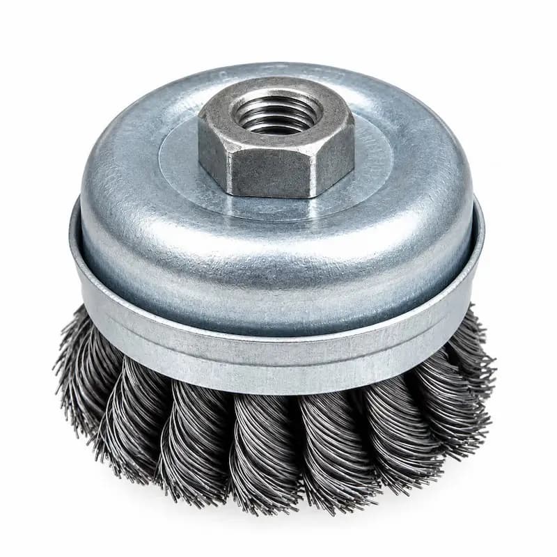 فرچه کاسه ای بافته ای سایز 7.5 سانت کربلایی