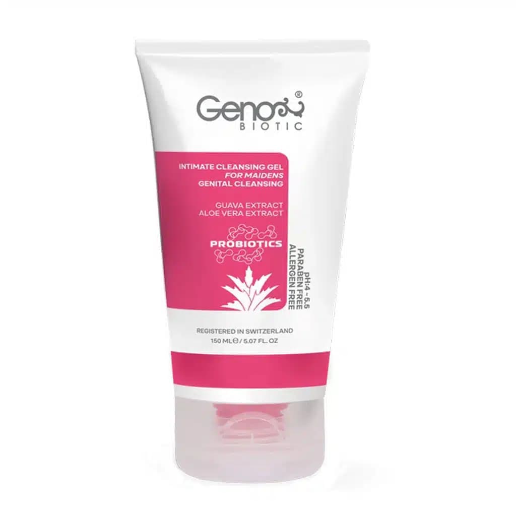 ژل بهداشتی پروبیوتیک دوشیزگان ژنوبایوتیک حجم 150ml