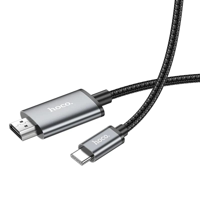 کابل HDMI هوکو مدل UA27 با سری تایپسی با طول 2 متر — تصویر ۳