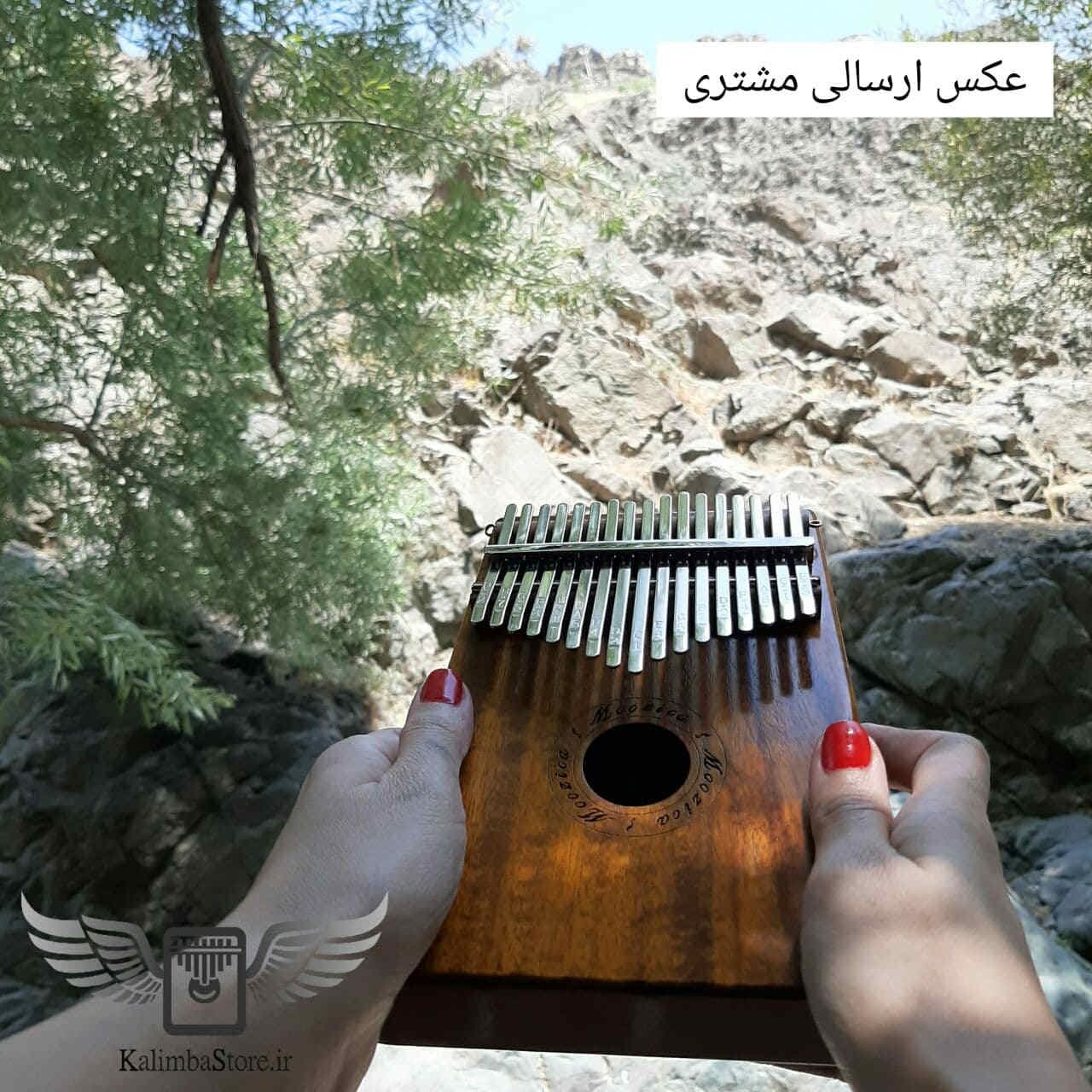 کالیمبا موزیکا مدل K17k قهوه ای — تصویر ۸