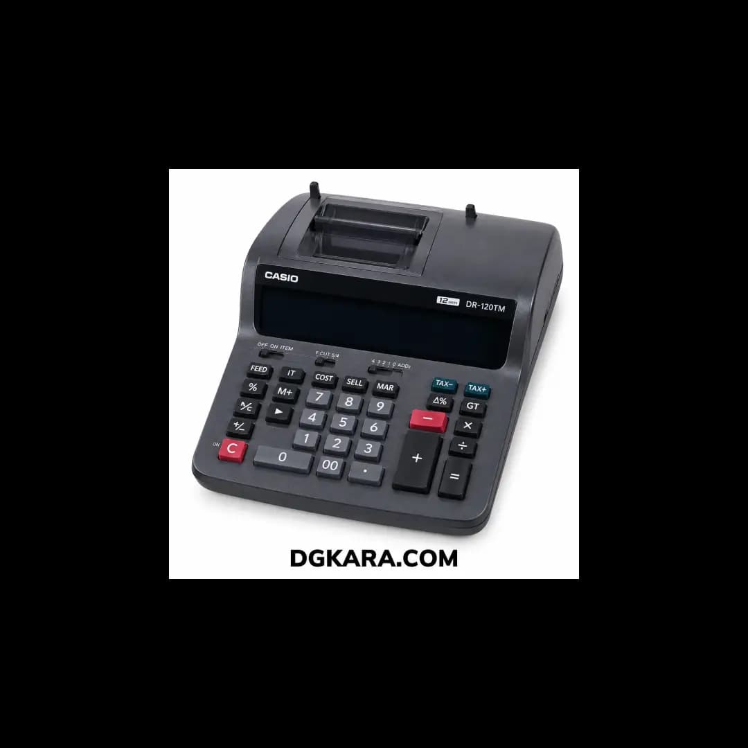 ماشین حساب کاسیو مدل DR-120 TM درحدآکبند — تصویر ۳