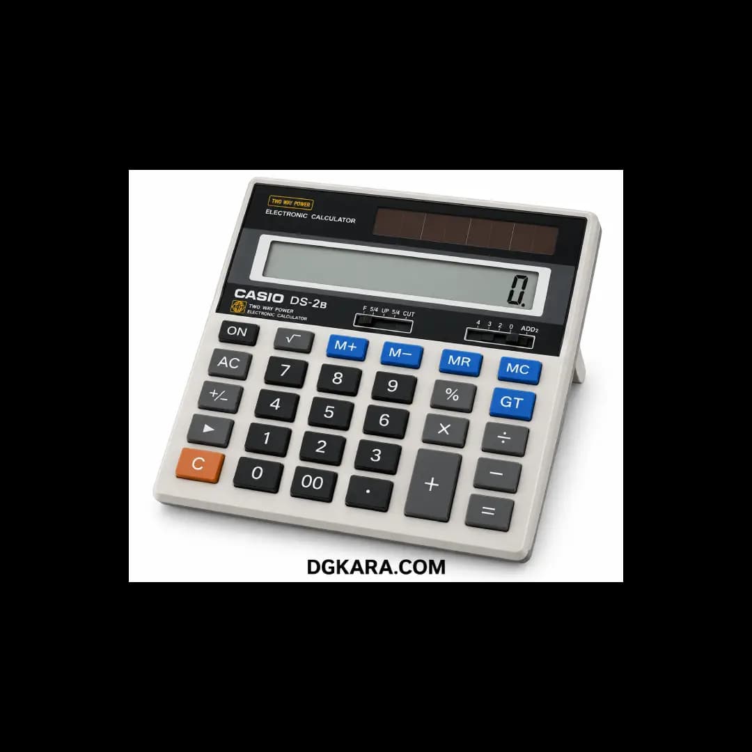 ماشین حساب کاسیو DS-2B استوک — تصویر ۳