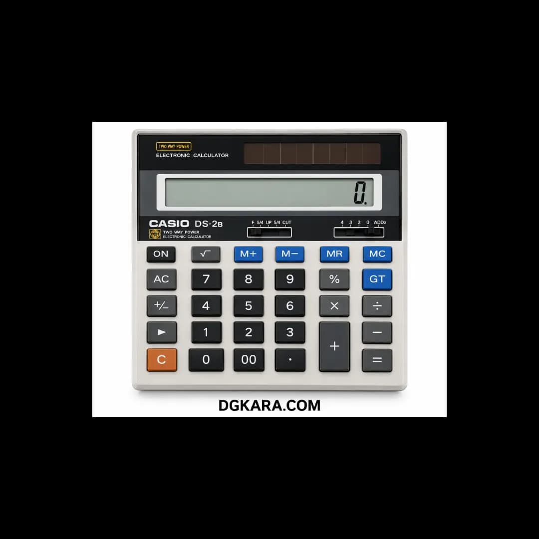 ماشین حساب کاسیو DS-2B استوک — تصویر ۲