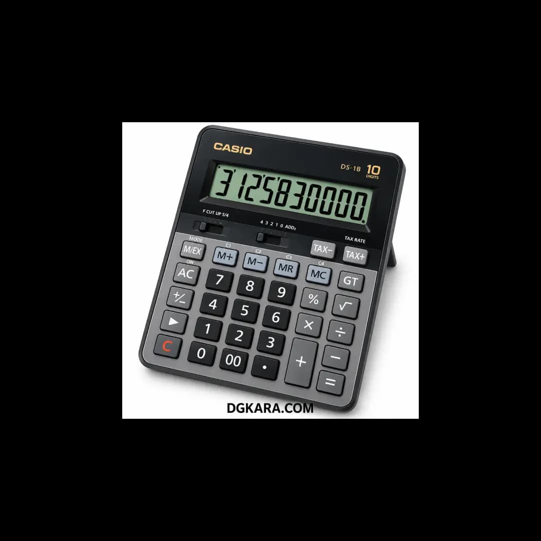 ماشین حساب کاسیو DS-1B ژاپنی (استوک) — تصویر ۳