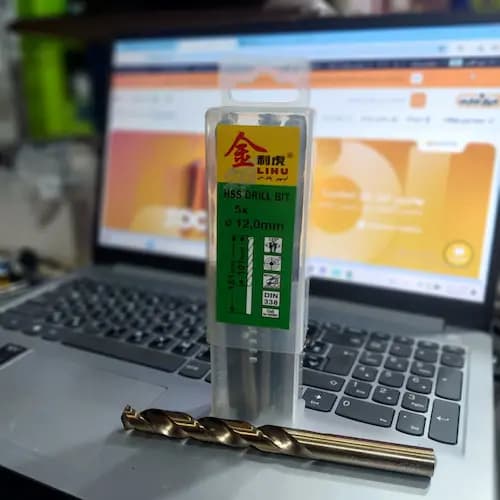 مته 12 میلیمتر کبالت 1 عددی برند لیهو HSS اصلی