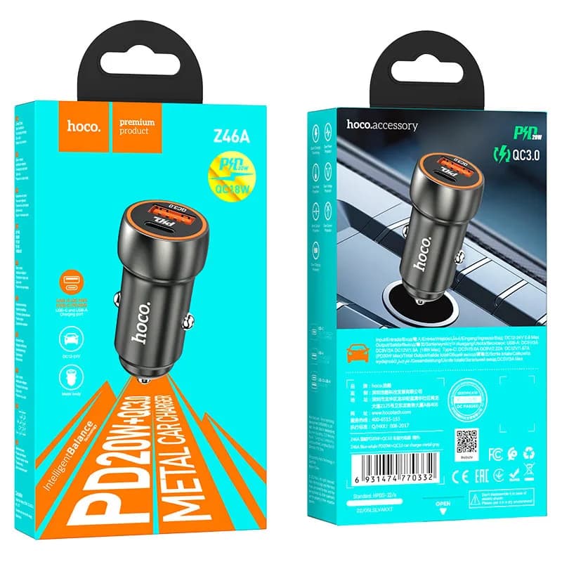 شارژر فندکی دو پورت هوکو مدل Z46A — تصویر ۷